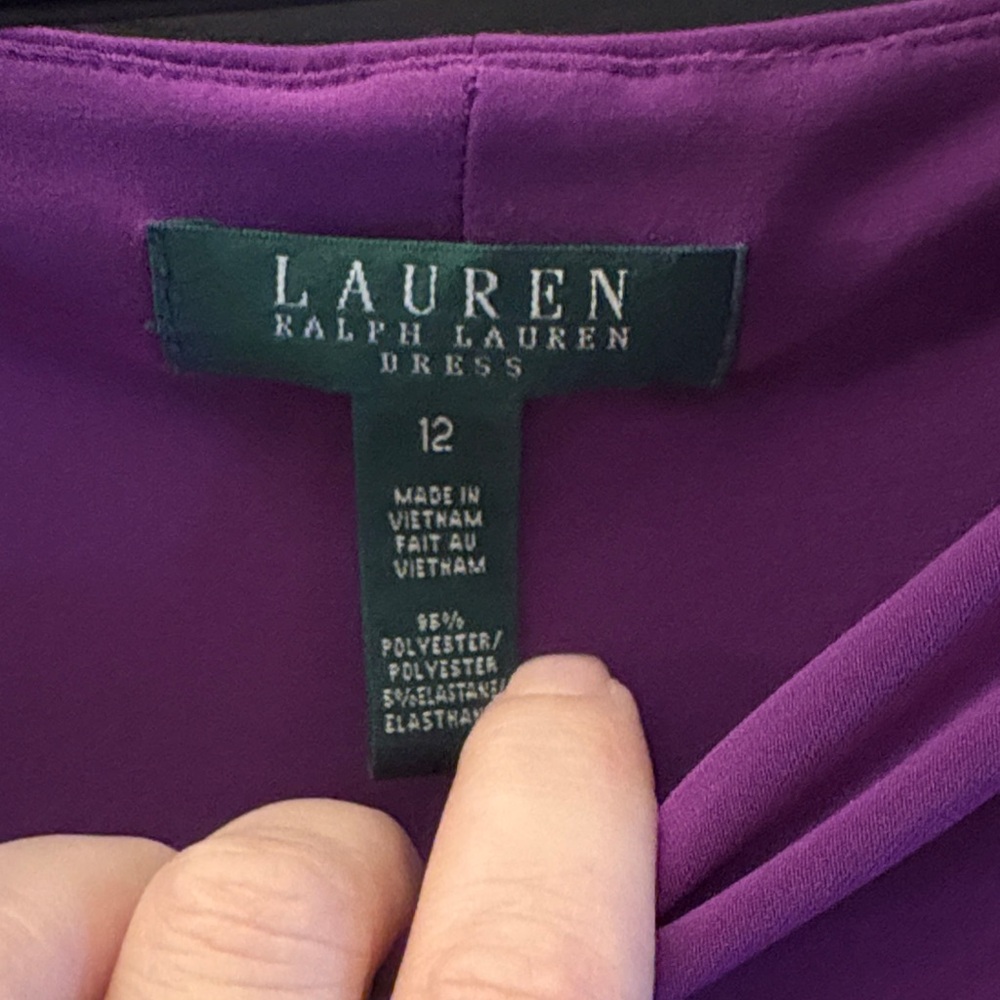 Purple Knot-Front Sheath Dress - Picture 2 of 6